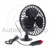 Car fan 12V 6W D11cm H14cm with suction cup