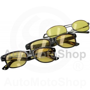 Nakts redzamības brilles. Dzeltenas. Dunlop