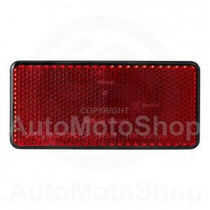 Oriģinālais Atstarotājs Hella Reflex Taisnstūra 94x44mm līmējams Sarkans