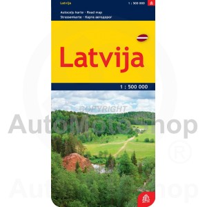 Karte Latvija 1:500 000