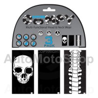 Moto kakla lakats Comfy Skeleton 3-Paka Oxford NW105