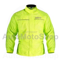Moto lietus jaka M dzeltenzaļa Oxford RM110M
