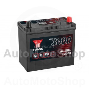 Car Battery 12V 45Ah 400A 129x225x238 YUASA YBX3053