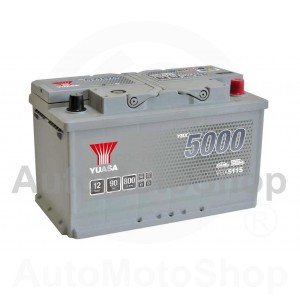 Car Battery 12V 90Ah 800A 175x190x315 Silver High Performance SMF YUASA YBX5115