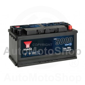 Auto akumulators 12V 95Ah 850A 175x190x353 START-STOP AGM YUASA YBX9019