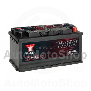 Car Battery 12V 95Ah 850A 175x190x353 YUASA YBX3019