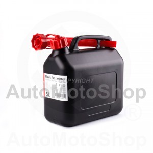 AMiO Plastmasas degvielas kanna 5L, melna