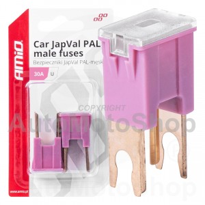 Auto JapVal PAL vīrieša drošinātāji U 30A AMIO-03406