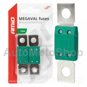 Auto MEGAVAL drošinātāji 125A AMIO-03464