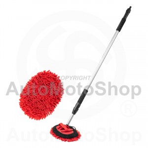Šenila teleskopiskā plūsma caur mazgāšanas birste 120-200cm AMIO-02398