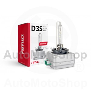Ksenona spuldze D3S 6000K AMiO PREMIUM