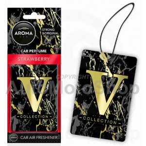 Auto gaisa atsvaidzinātājs AROMA CEL. V-KOLEKCIJA Zemene